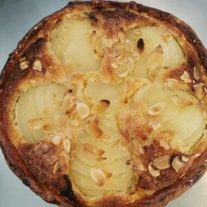 Tarte poire frangipane