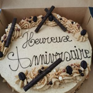 Gâteau crème au beurre moka